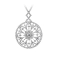 925 bijoux en argent avec pendentif en argent avec mosaïque en argent avec CZ